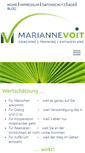 Mobile Screenshot of mariannevoit.de