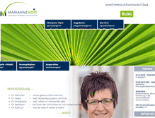 Tablet Screenshot of mariannevoit.de